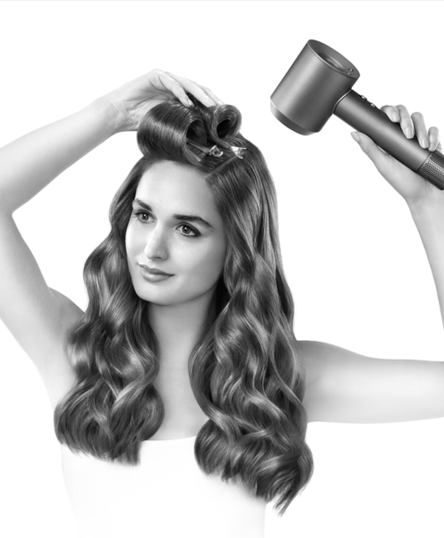 Фен Dyson Supersonic HD12, Nickel/Silver
