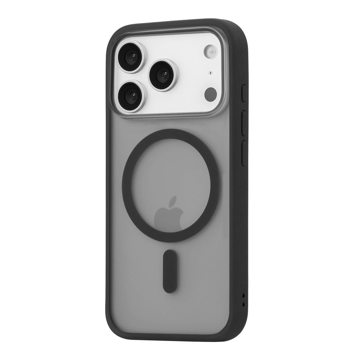 На фото изображено Чехол защитный uBear Cloud Mag Case для iPhone 17 Pro, MagSafe, черный