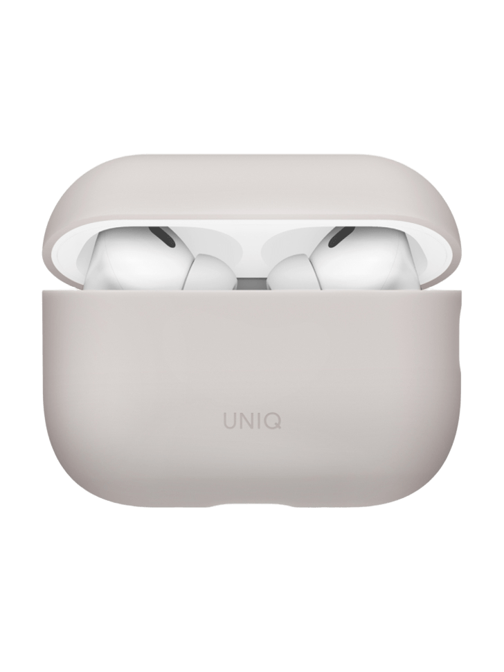 Фото Чехол Uniq LINO для AirPods Pro 3, Ivory Beige На фото изображено Чехол Uniq LINO для AirPods Pro 3, Ivory Beige