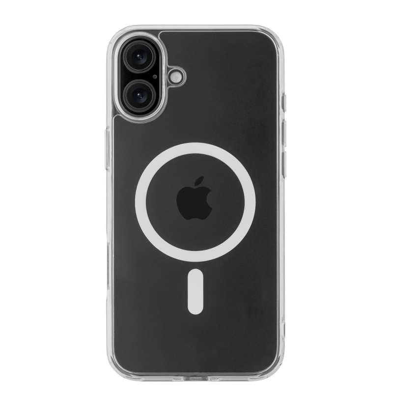 Чехол защитный uBear Real Mag Case для iPhone 16 Plus, усиленный, прозрачный