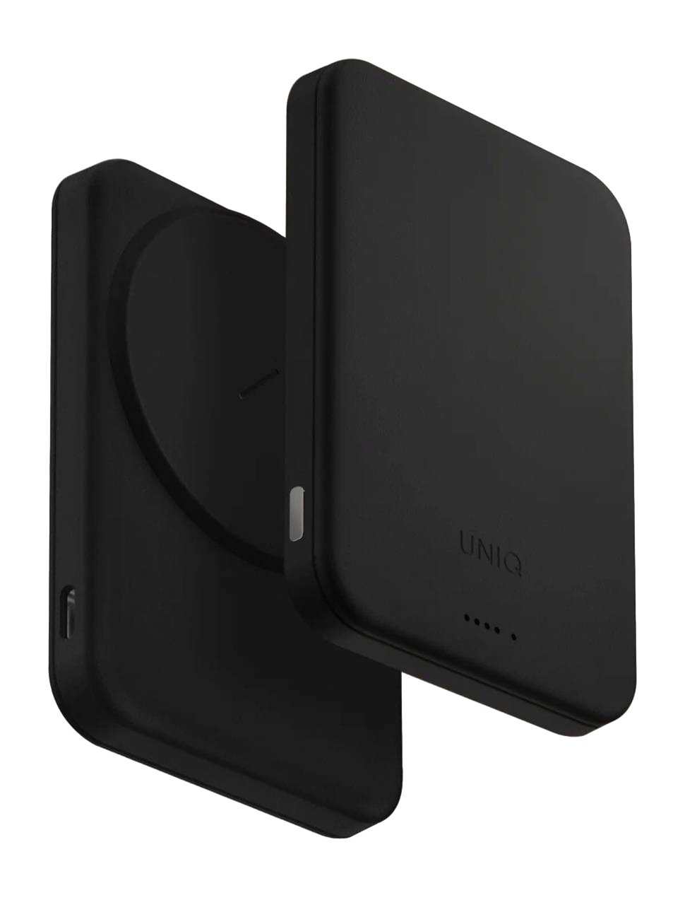 Фото Внешний аккумулятор Uniq Lexa 5000 mAh, черный На фото изображено Внешний аккумулятор Uniq Lexa 5000 mAh, черный