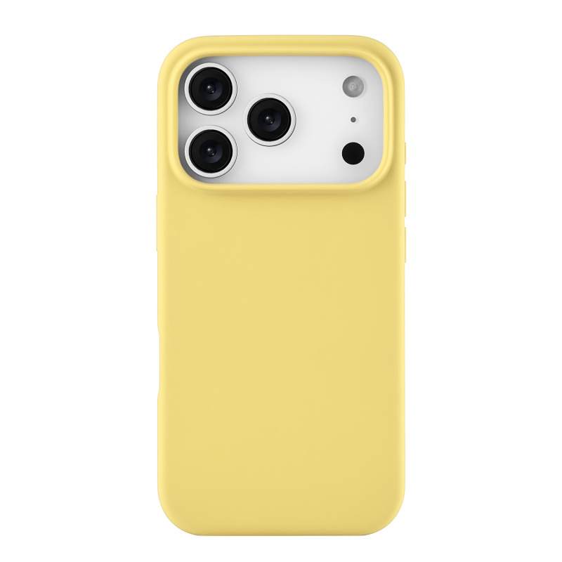 Фото Чехол защитный uBear Touch Mag Case для iPhone 17 Pro, MagSafe, светло-жёлтый Фото Чехол защитный uBear Touch Mag Case для iPhone 17 Pro, MagSafe, светло-жёлтый