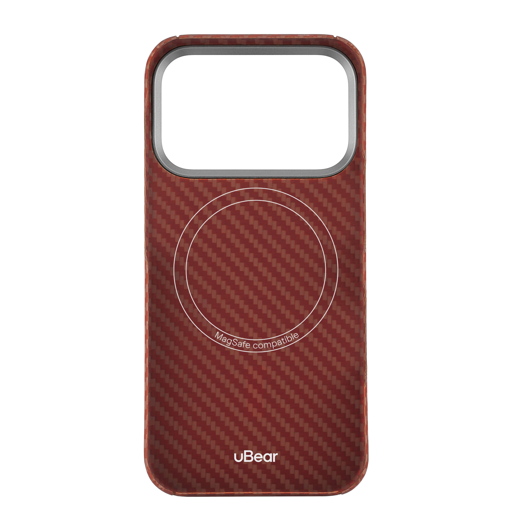 Фото Чехол защитный uBear Supreme Case для iPhone 17 Pro, оранжевый На фото изображено Чехол защитный uBear Supreme Case для iPhone 17 Pro, оранжевый