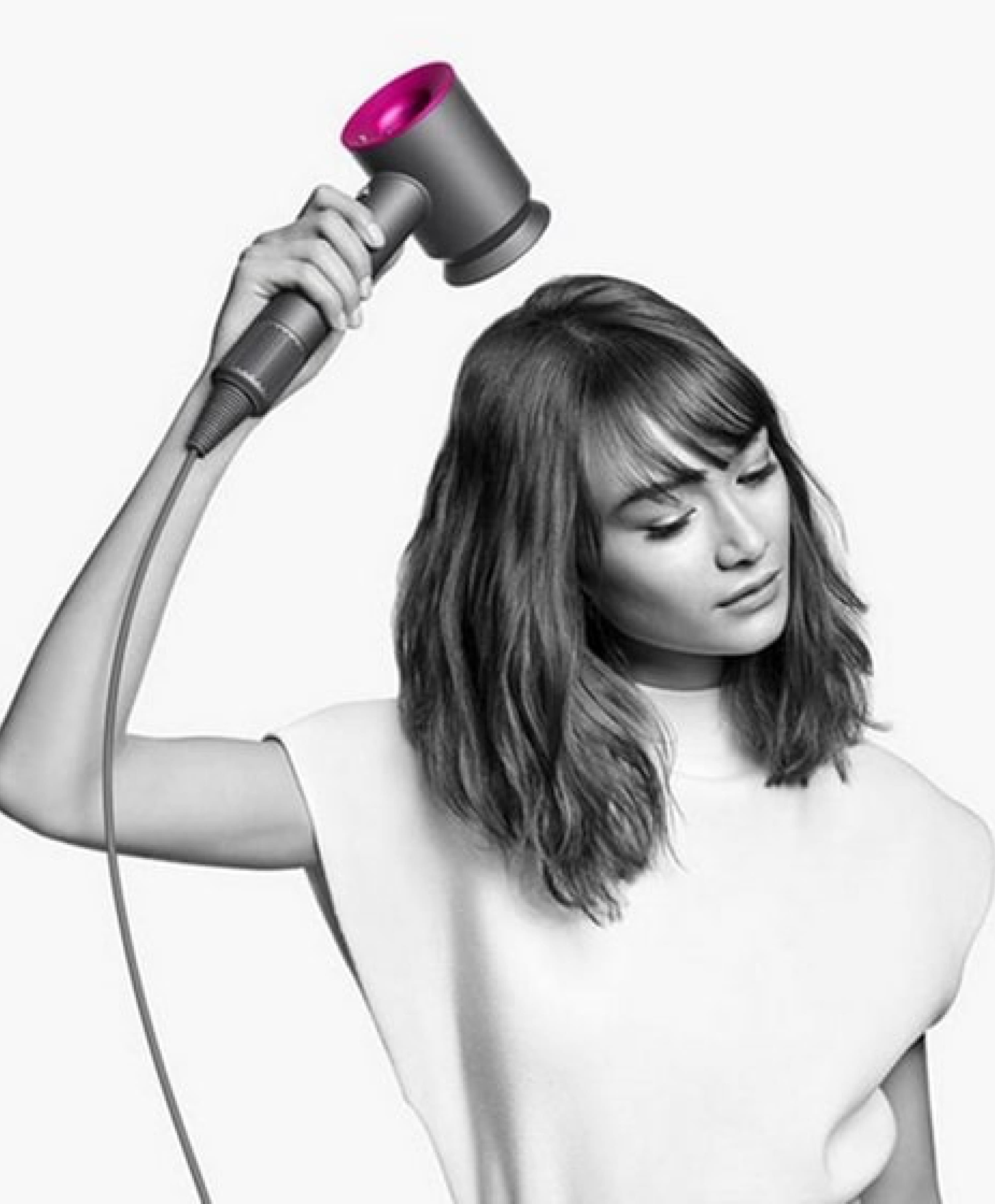 Фен Dyson Supersonic HD07, Iron/Fuchsia