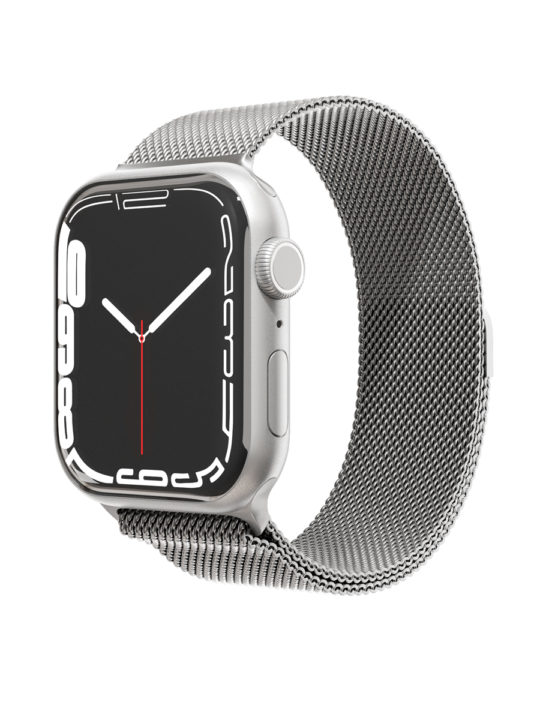 Ремешок из нержавеющей стали сетчатый VLP для Apple Watch 38/40/41, серебристый Ремешок из нержавеющей стали сетчатый VLP для Apple Watch 38/40/41, серебристый