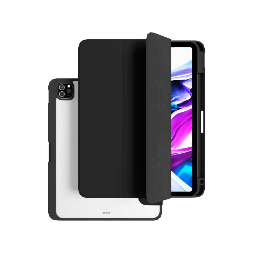 Защитный чехол VLP Split Folio для Apple iPad Air 13 (M2/M3), чёрный