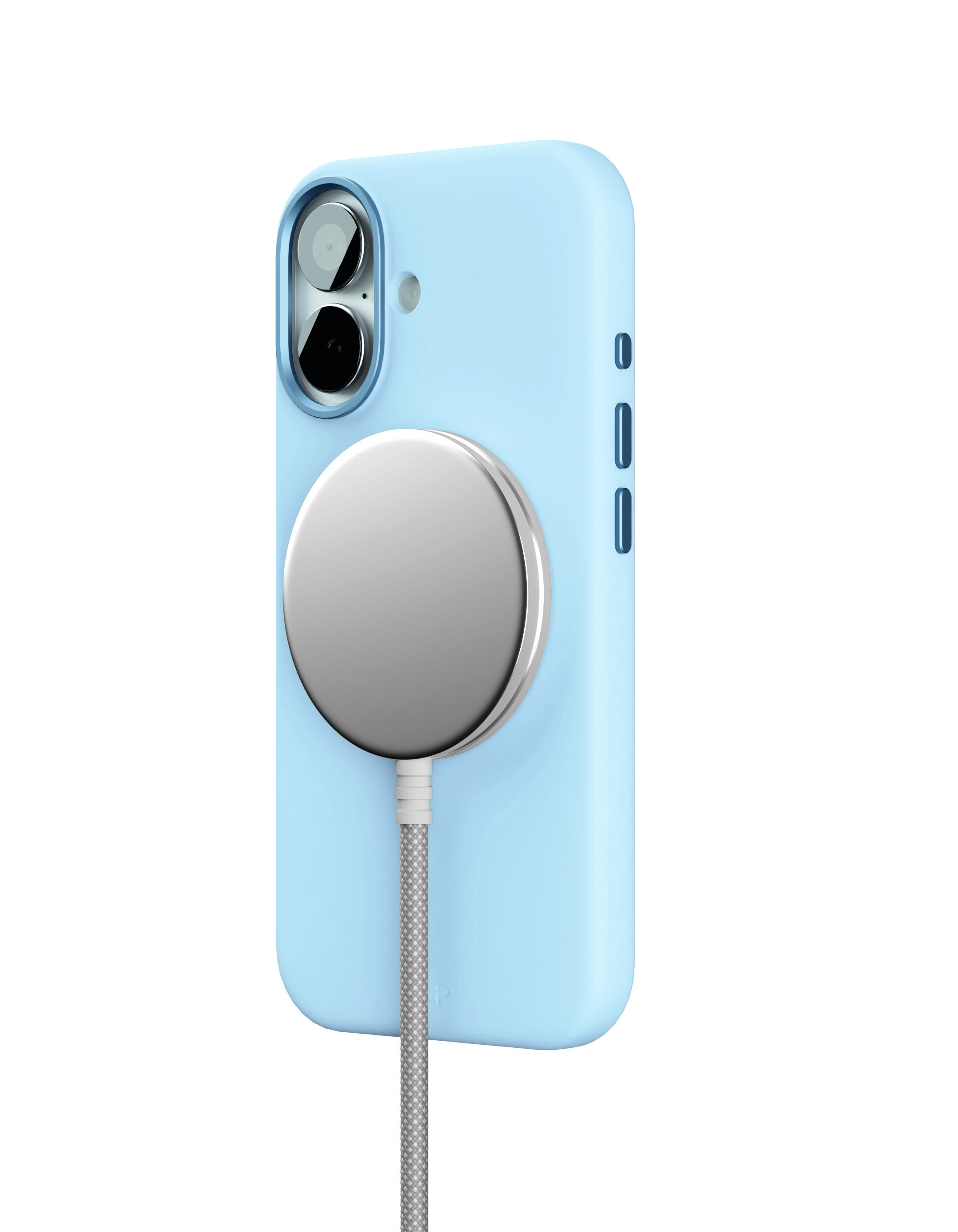 Фото Чехол защитный VLP Aster Pro Case с MagSafe для iPhone 17, голубой На фото изображено Чехол защитный VLP Aster Pro Case с MagSafe для iPhone 17, голубой