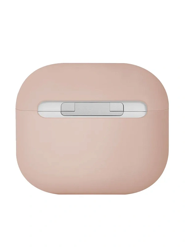 Защитный чехол Uniq Lino Silicone Case для Airpods 4, розовый Защитный чехол Uniq Lino Silicone Case для Airpods 4, розовый