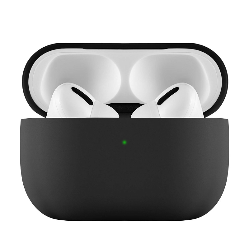 Защитный чехол AirPods Pro Touch Pro Silicone Case, чёрный