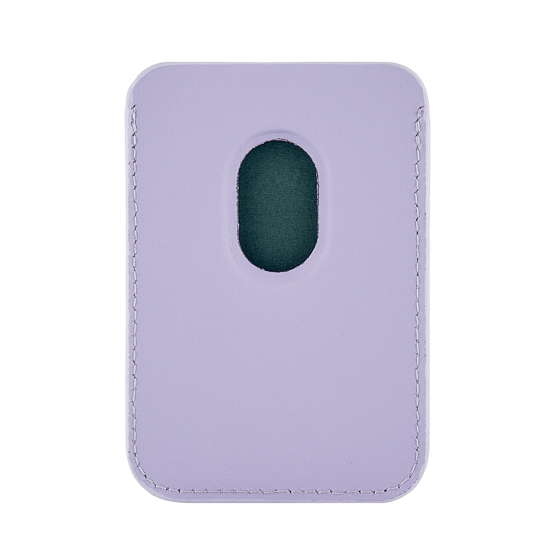 Магнитный кардхолдер uBear Leather Shell, фиолетовый