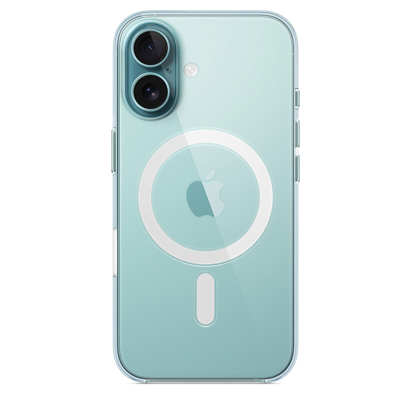 Чехол Apple для iPhone 16 with MagSafe, прозрачный Чехол Apple для iPhone 16 with MagSafe, прозрачный